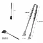 asmoke essential portable smart wood pellet grill smoker & 6pc bbq tool set + 5lb applewood pellets bundle