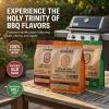 asmoke 3 piece premium wood pellet variety pack oak, cherry & apple (3 x 2.27kg bags) BBQ wood pellets, oak, cherry, apple, natural.