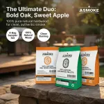 ASMOKE natural wood pellets for smoking, grilling.