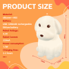 Cute dog-shaped night light dimensions and specifications.