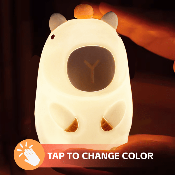 Cute panda lamp, tap to change colour.