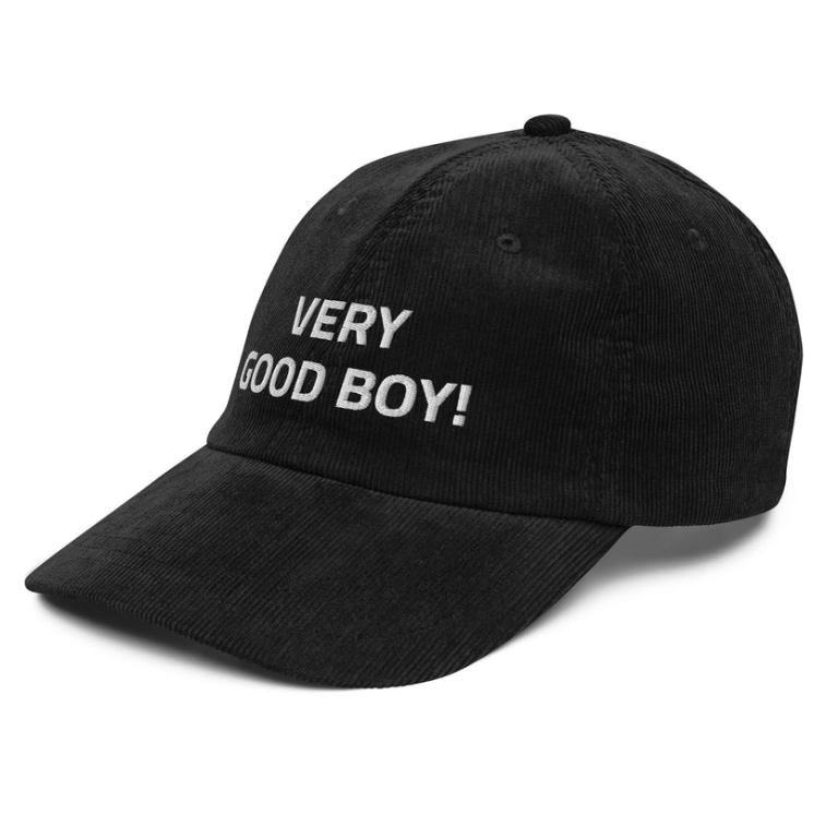 eveonsteve very good boy vintage corduroy cap eveonsteve very good boy vintage corduroy cap