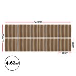artiss 10pcs peel and stick wall panels tiles 68x68cm self adhesive for home office studio brown artiss 10pcs peel and stick wall panels tiles 68x68cm self adhesive for home office studio brown