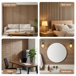 artiss 10pcs peel and stick wall panels tiles 68x68cm self adhesive for home office studio brown artiss 10pcs peel and stick wall panels tiles 68x68cm self adhesive for home office studio brown
