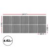 artiss 10pcs peel and stick wall panels tiles 68x68cm self adhesive for home office studio grey artiss 10pcs peel and stick wall panels tiles 68x68cm self adhesive for home office studio grey