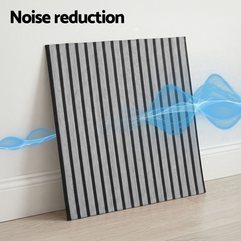 artiss 10pcs peel and stick wall panels tiles 68x68cm self adhesive for home office studio grey