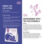 purrhaven green tea clumping cat & kitty litter, 30kg (12 pack),dust free,natural flusable,easy to clean,odour neutraliser,rapid liquid absorption,non toxic formula