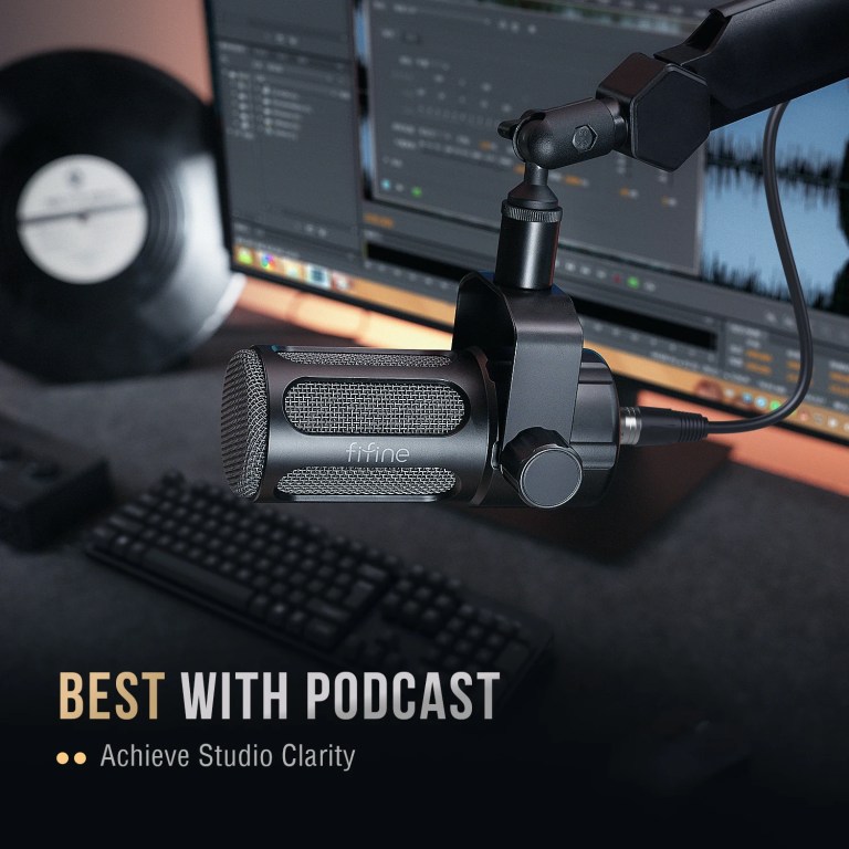 fifine xlr dynamic microphone for recording,all metal podcast mic for streaming,compatible with mixer/audio interface tank1 FIFINE XLR Dynamic Microphone for Recording,All Metal Podcast Mic for Streaming,Compatible with Mixer/Audio Interface-TANK1 4