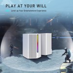 fifine rgb computer speakers with stereo sound for multiple devices,usb powered pc gaming speakers for ps5/tv/phone/tablet a20 FIFINE RGB Computer Speakers with Stereo Sound for Multiple Devices,USB Powered PC Gaming Speakers for PS5/TV/Phone/Tablet - A20 5