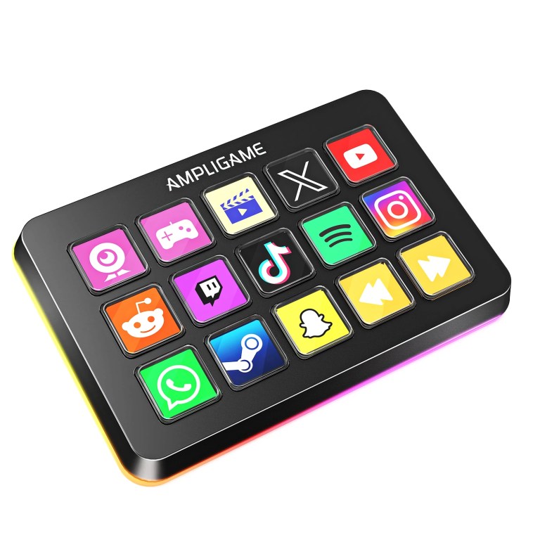 FIFINE D6 15-Key Programmable Macro Board for Streaming, Gaming & Editing, Customizable Shortcut Keyboard for OBS/Twitch/YouTube