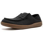 HOBIBEAR Women Barefoot Loafers Wide Width Slip on Lightweight Shoes Comfortable Artificial Leather Flats 5