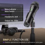 FIFINE USB/XLR Dynamic Microphone for Recording,Studio Handheld Mic with Desktop Stand for Vocal/Streaming/dubbing/Meeting-TANK2 3