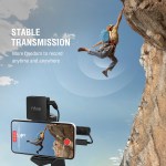 FIFINE M9 Wireless Lavalier Microphone,2 Pack Cordless Lapel Mic System for Vlog Recording,suit for iPhone/Android/Camera/Laptop 2