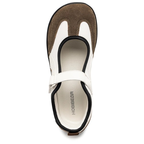 hobibear women wide width ballet flats zero drop mary jane shoes adjustable hook loop minimalist lightweight barefoot flats HOBIBEAR Women Wide Width Ballet Flats Zero Drop Mary Jane Shoes Adjustable Hook-Loop Minimalist Lightweight Barefoot Flats 4