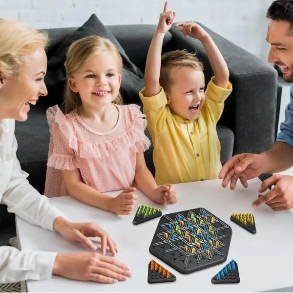 Triangle Chess Splendor Duel Board Game Strategy Game for Kids and Adults Fun Family Game Logic Chess Track Tables Game Toys 4