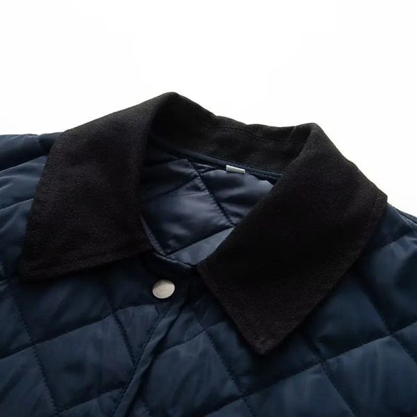 Parkas Women's Jackets Coat 2025 Casual Loose Outwear Patchwork Pockets Long Sleeve Tops Outerwear With Button Woman Casacos Top 2