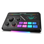 fifine sc8 audio mixer with rgb lighting & voice changer, xlr mic preamp, 3 eq modes, plug & play for gaming/streaming/podcast FIFINE SC8 Audio Mixer with RGB lighting & Voice Changer, XLR Mic Preamp, 3 EQ Modes, Plug & Play for Gaming/Streaming/Podcast