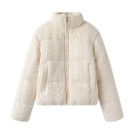 Jackets Women's Parkas Winter Coat Thick Warm Outwear Long Sleeve inszart Elegant Fashion With Zipper 2025 Casual Woman Jackets