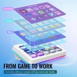 FIFINE D6 15-Key Programmable Macro Board for Streaming, Gaming & Editing, Customizable Shortcut Keyboard for OBS/Twitch/YouTube 4