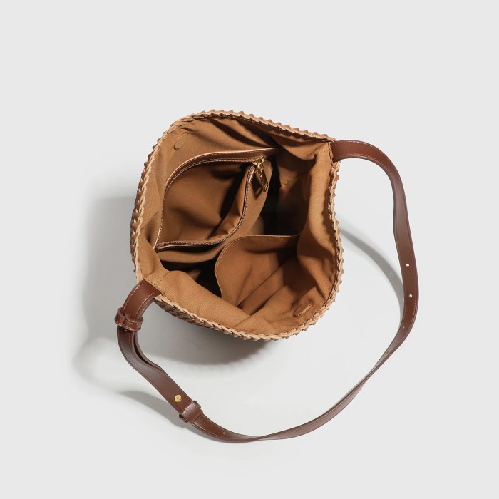 Handmade Weave Bucket Bags For Women Luxury Designer Handbags And Purses 2025 New In Vintage Casual Vacation Shoulder Crossbody 5