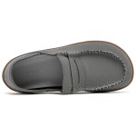 HOBIBEAR Women Barefoot Loafers Wide Width Slip on Lightweight Shoes Comfortable Artificial Leather Flats 4