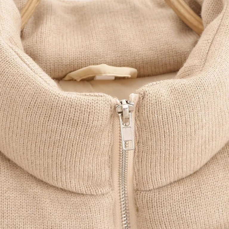 Women's Vest Parkas Jackets Coat Khaki Outwear Streetwear Fashion Elegant Sleeveless Tops Solid With Zipper Waistcoat Woman Coat 2