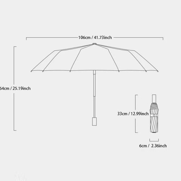 reinforced 24 bone umbrella, men's business strong and durable wind resistant umbrella, anti uv sunscreen umbrella women's sunny Reinforced 24-Bone Umbrella, Men's Business Strong And Durable Wind-resistant Umbrella, Anti-UV Sunscreen Umbrella Women's Sunny 5