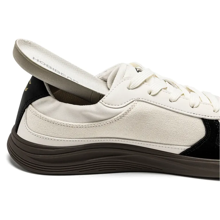 HOBIBEAR Men Women Barefoot Shoes | Wide Toe Box Canvas Sneakers Lightweight Casual Lace Up Walking Shoes 2