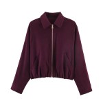 women\'s jackets solid coat woman bombers jackets 2026 long sleeve outwear with zipper jackets coat with pockets woman jacket top Women\\\'s Jackets Solid Coat Woman Bombers Jackets 2026 Long Sleeve Outwear With Zipper Jackets Coat With Pockets Woman Jacket Top