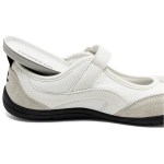 HOBIBEAR Women Wide Width Ballet Flats Zero Drop Mary Jane Shoes Adjustable Hook-Loop Minimalist Lightweight Barefoot Flats 3