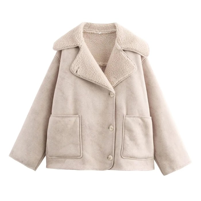 winter women's black faux leather jacket warm streetwear outwear solid elegant warmth 2026 pu coat for ladies jackets coat tops Winter Women's Black Faux Leather Jacket Warm Streetwear Outwear Solid Elegant Warmth 2026 PU Coat for Ladies Jackets Coat Tops 5