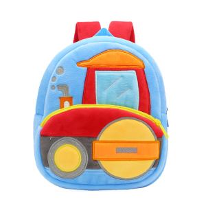Colourful tractor-shaped children's backpack