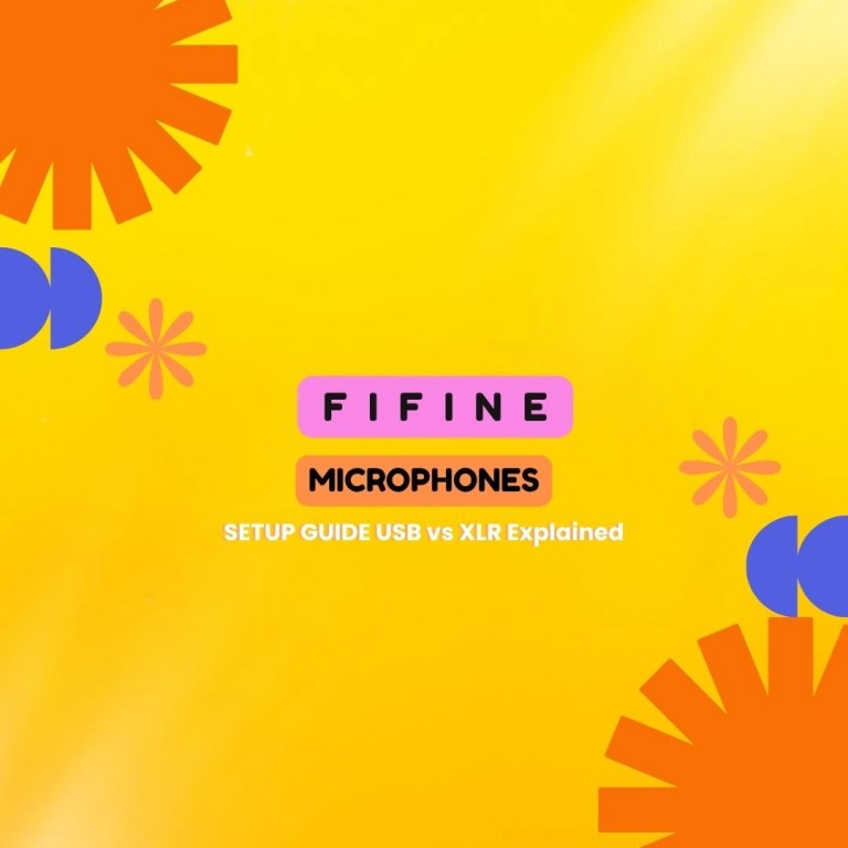 Fifine Microphone Setup Guide: USB vs XLR Explained