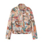 Jackets Women's Coat zartins Streetwear Woman Jackets Long Sleeve Tops 2025 With Button Coat Fashion Elegant Outwear Woman Coat