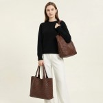 Luxury Handmade Woven Women Tote Bag Large Capacity Party handBag for Daily commuting Travel and Tourism 1