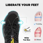 FitVille Wide Slip On Shoes For Men Walking Hiking Shoe Outdoor Trekking Loafer Arch Support Slip Resistant Wide Toe Box 2
