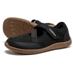 HOBIBEAR Wide Width Mary Jane Flats Women Barefoot Ballet Shoes Adjustable Hook Loop Lightweight Zero Drop Shoes 3