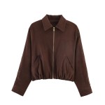 women\'s jackets solid coat woman bombers jackets 2026 long sleeve outwear with zipper jackets coat with pockets woman jacket top Women\\\'s Jackets Solid Coat Woman Bombers Jackets 2026 Long Sleeve Outwear With Zipper Jackets Coat With Pockets Woman Jacket Top 5