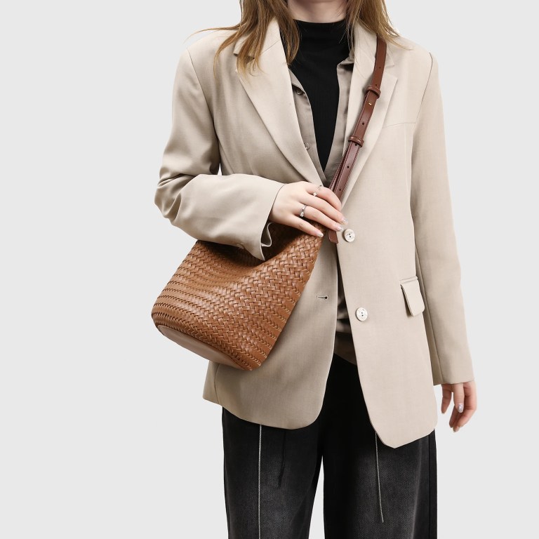 Handmade Weave Bucket Bags For Women Luxury Designer Handbags And Purses 2025 New In Vintage Casual Vacation Shoulder Crossbody 3
