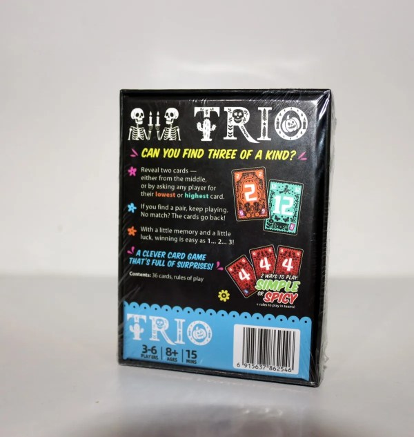trio, family game, card game, on the recommendation list 2024 game of the year, 3 6 players, from 8+ years, 15 minutes Trio, Family Game, Card Game, on the Recommendation List 2024 Game of the Year, 3-6 Players, from 8+ Years, 15 Minutes 2