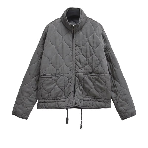 Women's Parkas Jackets Winter Long Sleeve Coat Solid Outwear Gray With Pockets 2024 inszartrafaf Jackets Casual Loose Woman Coat 1
