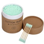 200Pcs Bamboo Cotton Swab Wood Sticks Soft Cotton Buds Cleaning of Ears Tampons Health Beauty Disposable Colored Cotton Swabs 6