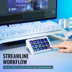 FIFINE D6 15-Key Programmable Macro Board for Streaming, Gaming & Editing, Customizable Shortcut Keyboard for OBS/Twitch/YouTube 5