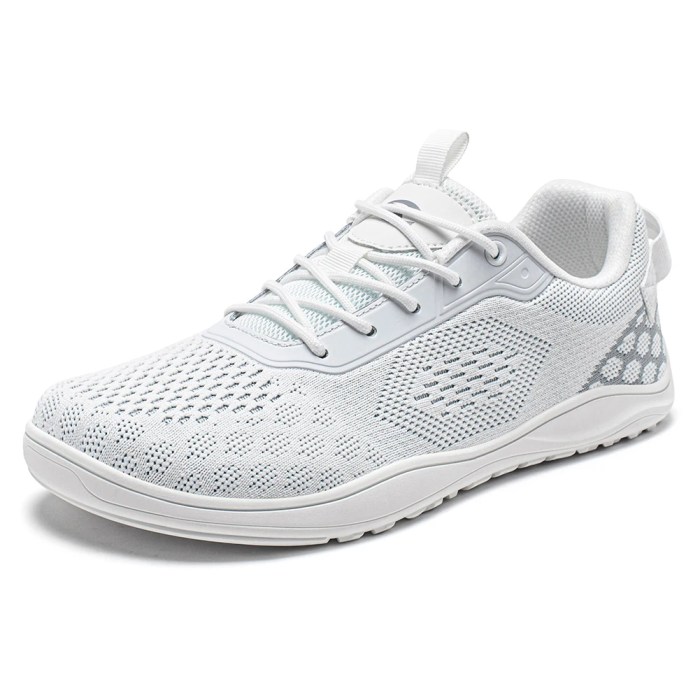 HOBIBEAR Knit Barefoot Shoes Unisex Zero Drop Wide Toe Sneaker Minimalist Breathable Causal Walking Shoes