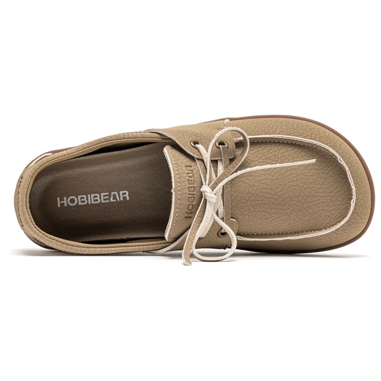 HOBIBEAR Women Wide Toe Loafers Barefoot Artificial Leather Slip on Shoes Lightweight Comfortable Flats Shoes 4