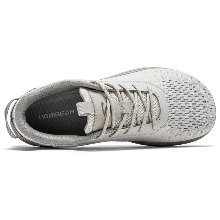 HOBIBEAR Knit Barefoot Shoes Unisex Zero Drop Wide Toe Sneaker Minimalist Breathable Causal Walking Shoes 5