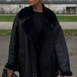 Winter Women's Black Faux Leather Jacket Warm Streetwear Outwear Solid Elegant Warmth 2026 PU Coat for Ladies Jackets Coat Tops 3