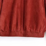 Leather Jackets Women's Coat Solid Long Sleeve Tops Streetwear Fashion 2025 With Button Outwear Casual Loose Woman Jackets Coat 6