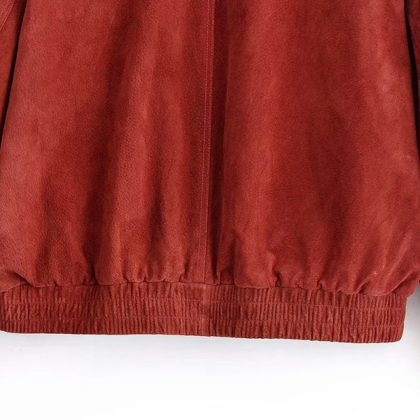 leather jackets women's coat solid long sleeve tops streetwear fashion 2025 with button outwear casual loose woman jackets coat Leather Jackets Women's Coat Solid Long Sleeve Tops Streetwear Fashion 2025 With Button Outwear Casual Loose Woman Jackets Coat 6