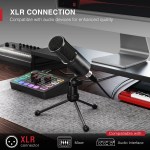 FIFINE K669D Professional XLR Microphone with Metal Body, Studio Mic for Recording/Podcast/Voice Over/ASMR & Streaming 3